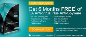 CA Antivirus, Free Spyware, Anti virus, Software, 6 Months, Free, License